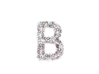 Bubble Themed Font Letter B