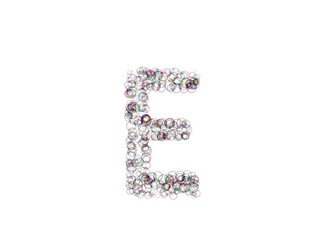 Bubble Themed Font Letter E
