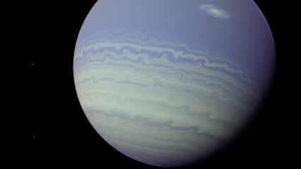 planet suitable for colonization, earth-like planet in far space, planets background 3d render