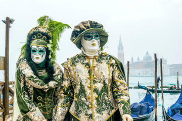 Costumes du carnaval de Venise en Italie 2022