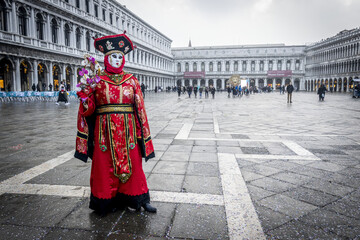 Costumes du carnaval de Venise en Italie 2022