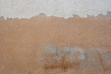 Old cement walls and faded paint