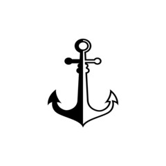 Anchor icon design template vector isolated illustration
