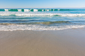 Sunny view of the beautiful 17 mile coastline