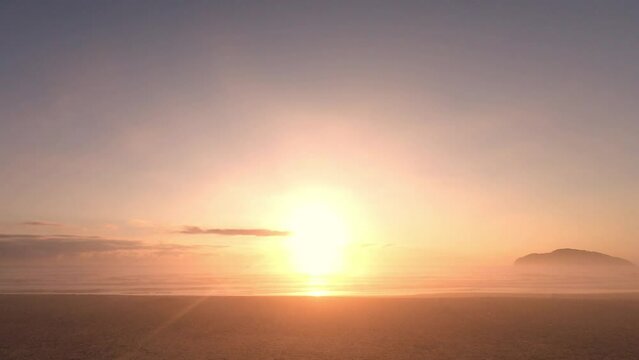 time lapse of sunrise at Santinho beach in Florianopolis, Santa Catarina, Brazil.mov