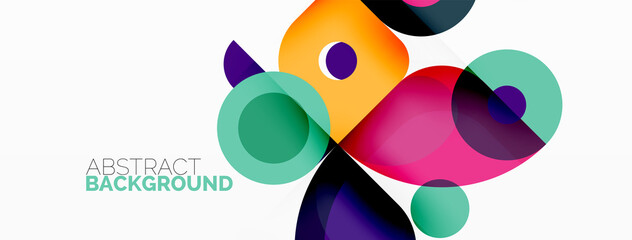 Colorful geometric pattern, minimal abstract background for wallpaper, banner, presentation