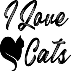 Cat T-shirt and SVG Design 