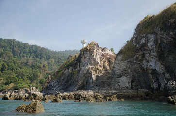 Different Koh Lanta island, in Thailand images beaches, and national parks.