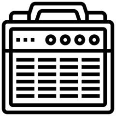 AMPLIFIER line icon,linear,outline,graphic,illustration © Peem