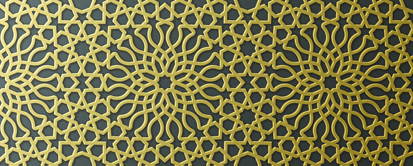 Background with Arabic ornaments in Islamic style, Persian motif. Ramadan islamic pattern elements . Textile ornament wallpapers for your design.