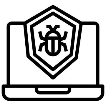 recommend clip art: ANTIVIRUS line icon,linear,outline,graphic,illustration