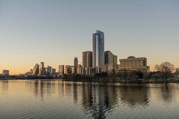 Fototapeta premium Austin Skyline - Boardwalk