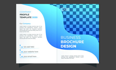 A4 brochure cover design template. minimal multipage business brochure template design, 
Modern poster magazine, annual report flyer brochure advertising, bifold brochure layout