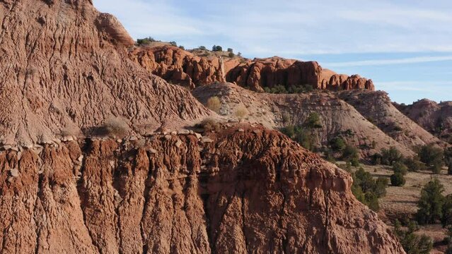 Orange rocky hills in Utah desert landscape, Kodachrome Basin