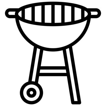 recommend clip art: GRILL line icon,linear,outline,graphic,illustration