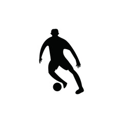 icon playing football with a transparent background