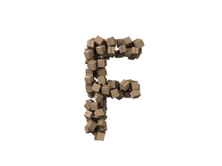 Package Themed Font Letter F