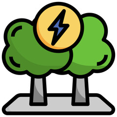 FOREST filled outline icon,linear,outline,graphic,illustration