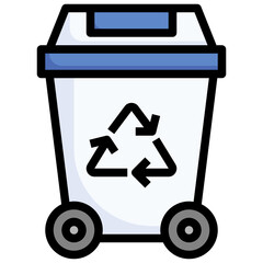 RECYCLE filled outline icon,linear,outline,graphic,illustration