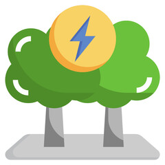 FOREST flat icon,linear,outline,graphic,illustration