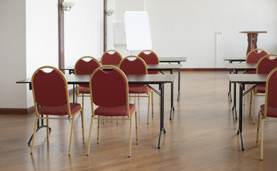 Empty classroom or lecture hall