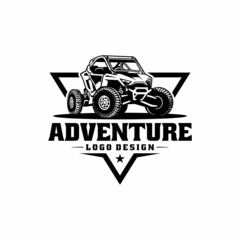 adventure buggy UTV - ATV logo vector © winana