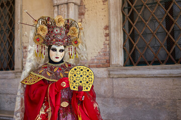 venetian carnival mask in Venice 2022