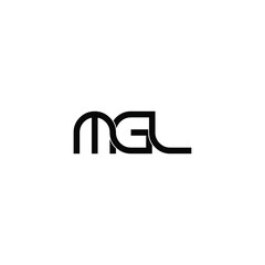 mgl letter original monogram logo design