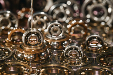 Lubricating oil. Ball bearing.