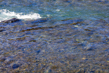 water and rocks