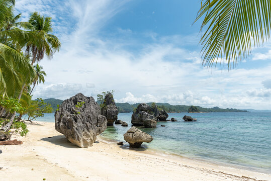Views, Beaches and Landscapes of Dinagat Islands and Southern Leyte, Pintuyan, The Philippines.