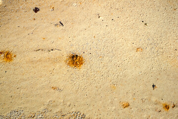 Abstract color sand texture at kaolin mine