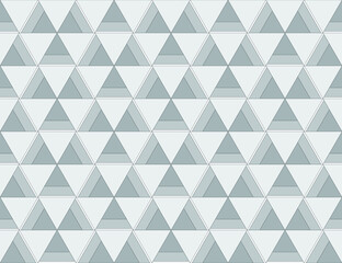 Seamless gray  triangle pattern background. Geometric triangular background. Vector Illustration.
