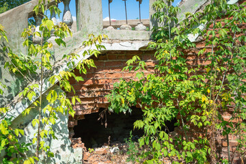 Ruined building with stairs. Chernobyl. © Ilya