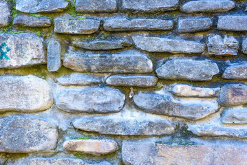 Walls made of stone , stone background