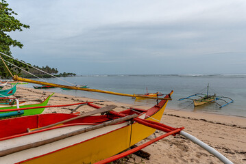 Fototapeta na wymiar View and landscape of Mindanao Region, The Philippines, Lanuza area and Cortez.