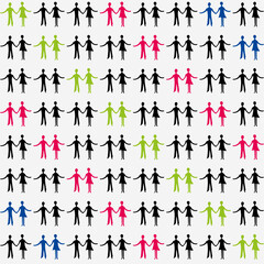 Naklejka premium background dolls