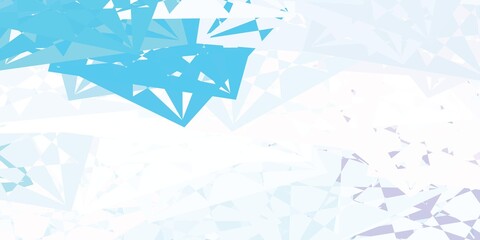 Light Pink, Blue vector layout with triangle forms.