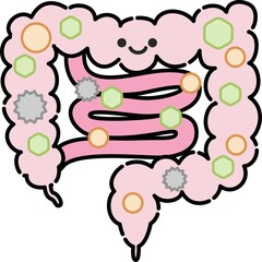 腸内環境のイラスト
