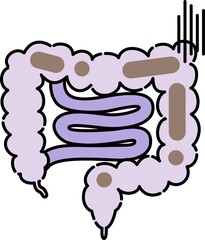 腸内環境のイラスト
