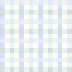 ラフなブロックチェック(ブルー系)