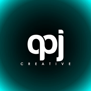 OPJ Letter Initial Logo Design Template Vector Illustration