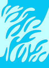 Simple background with splashing liquid pattern