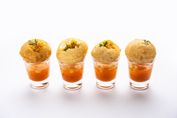 Panipuri shot or Golgappa Shots