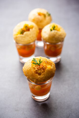 Panipuri shot or Golgappa Shots