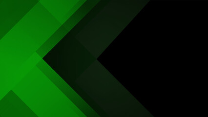 Obraz premium Abstract green geometric background. Minimal style. Design template for brochures, flyers, magazine