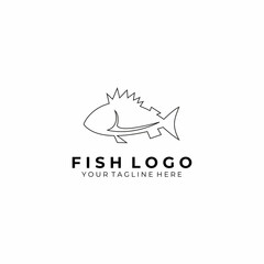 logo icon illustration vector design sign shop ocean isolated nature animal seafood restaurant