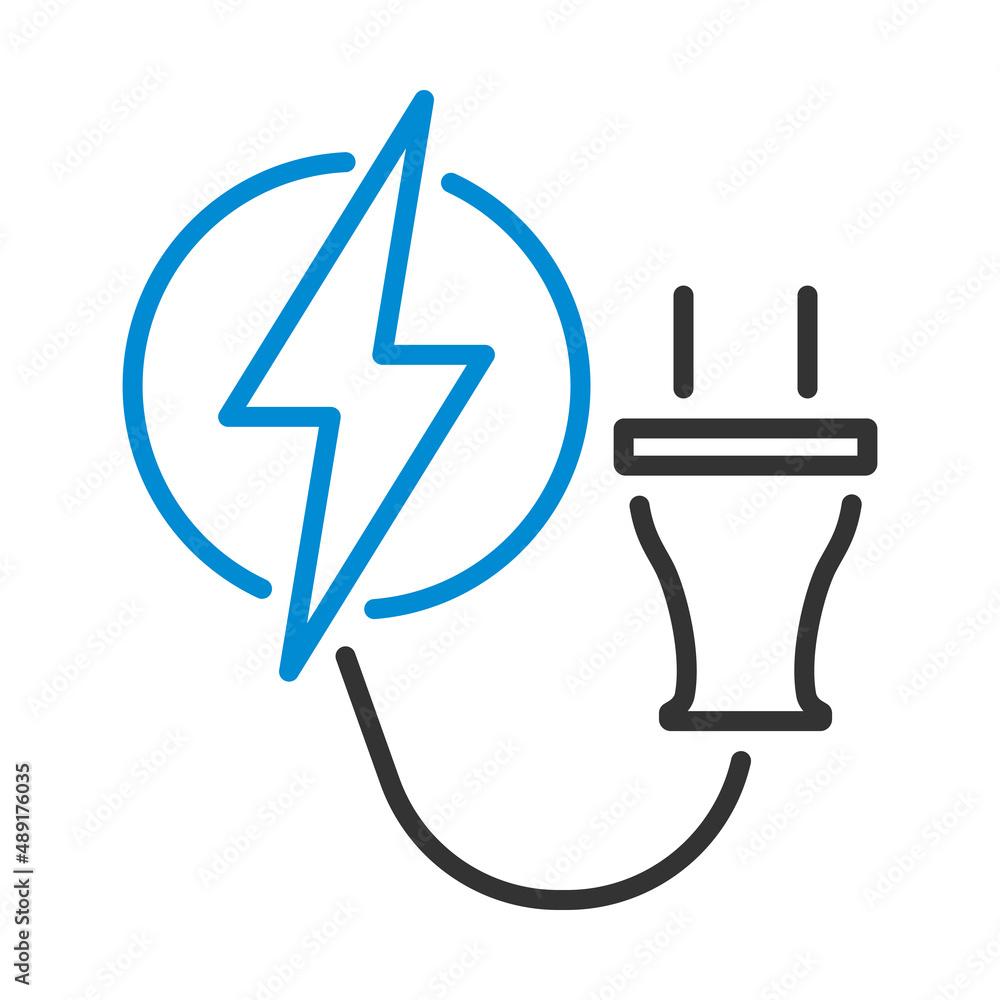 Poster Electric Plug Icon