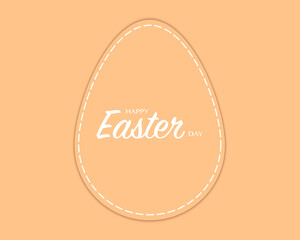 Simple Happy Easter Day Template