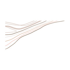 Organic Shape Linear Doodle Illustration